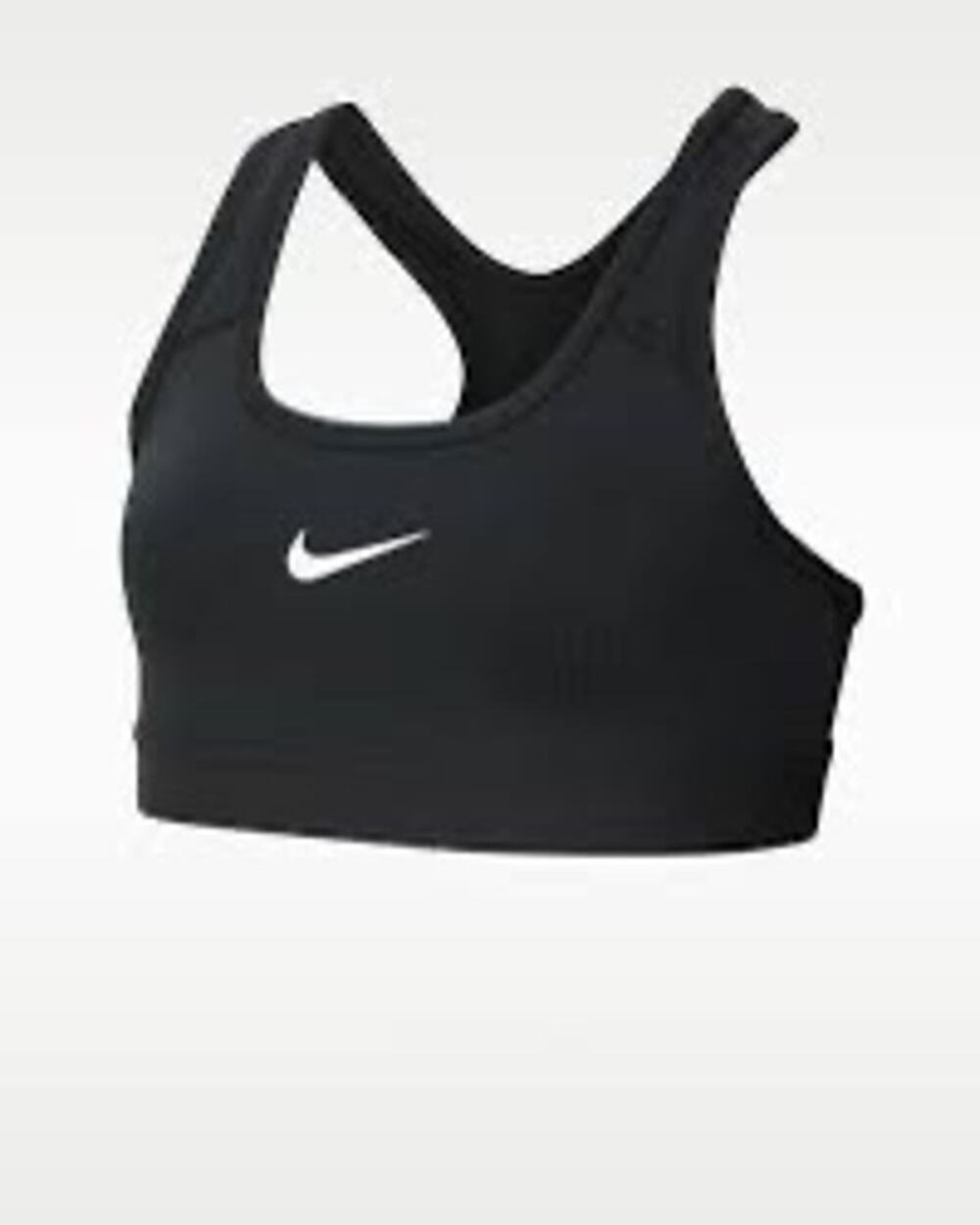 Nike Dri Fit Black White Sports Bra Size L